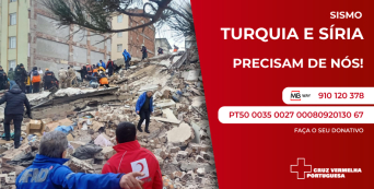 Ajude-nos a apoiar as populações afetadas pelo Sismo, na Turquia e Síria.